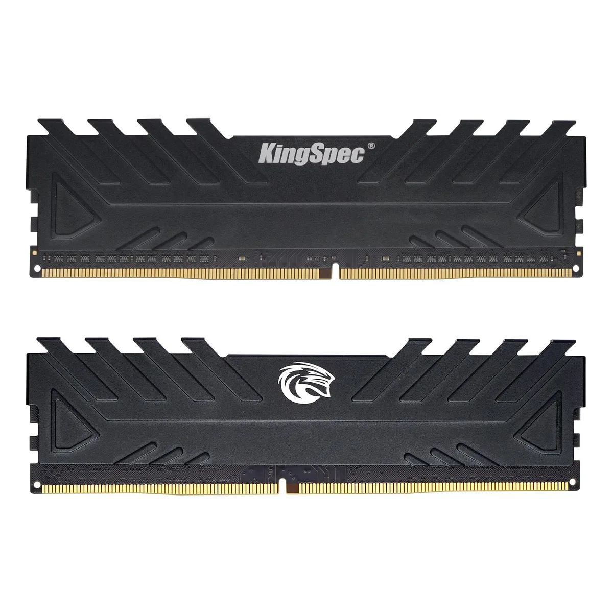 KingSpec KingSpec KS3200D4M13516Gx2-Black 32GB (2×16GB) DDR4 3200 CL18 Heatsink desktop RAM — product photo