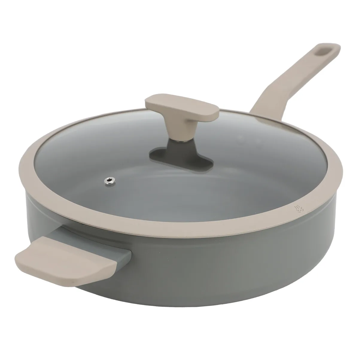 OSTER OSTER 510122348M 4.5 Quart Nonstick Aluminum Saute Pan with Lid Grey — product photo