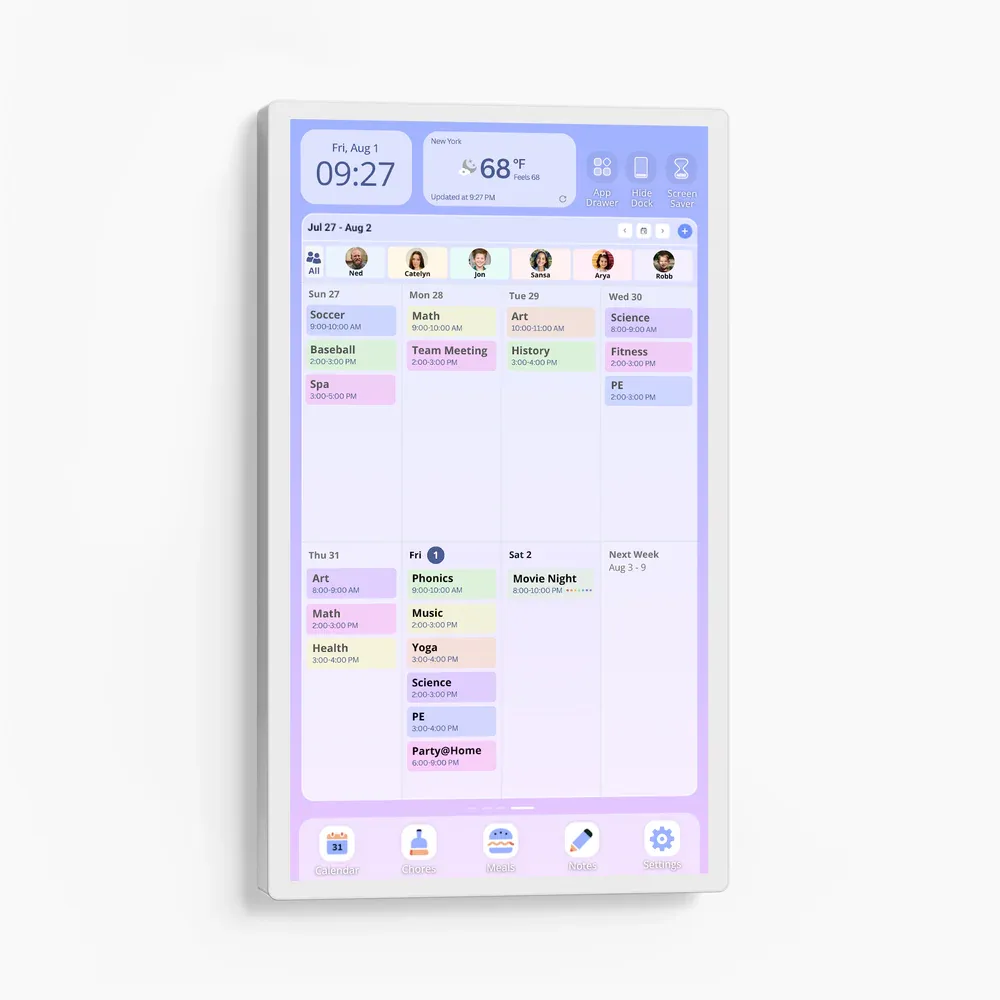cozyla cozyla CD-8V543F0 White US 32" 4K UHD interactive digital signage — product photo