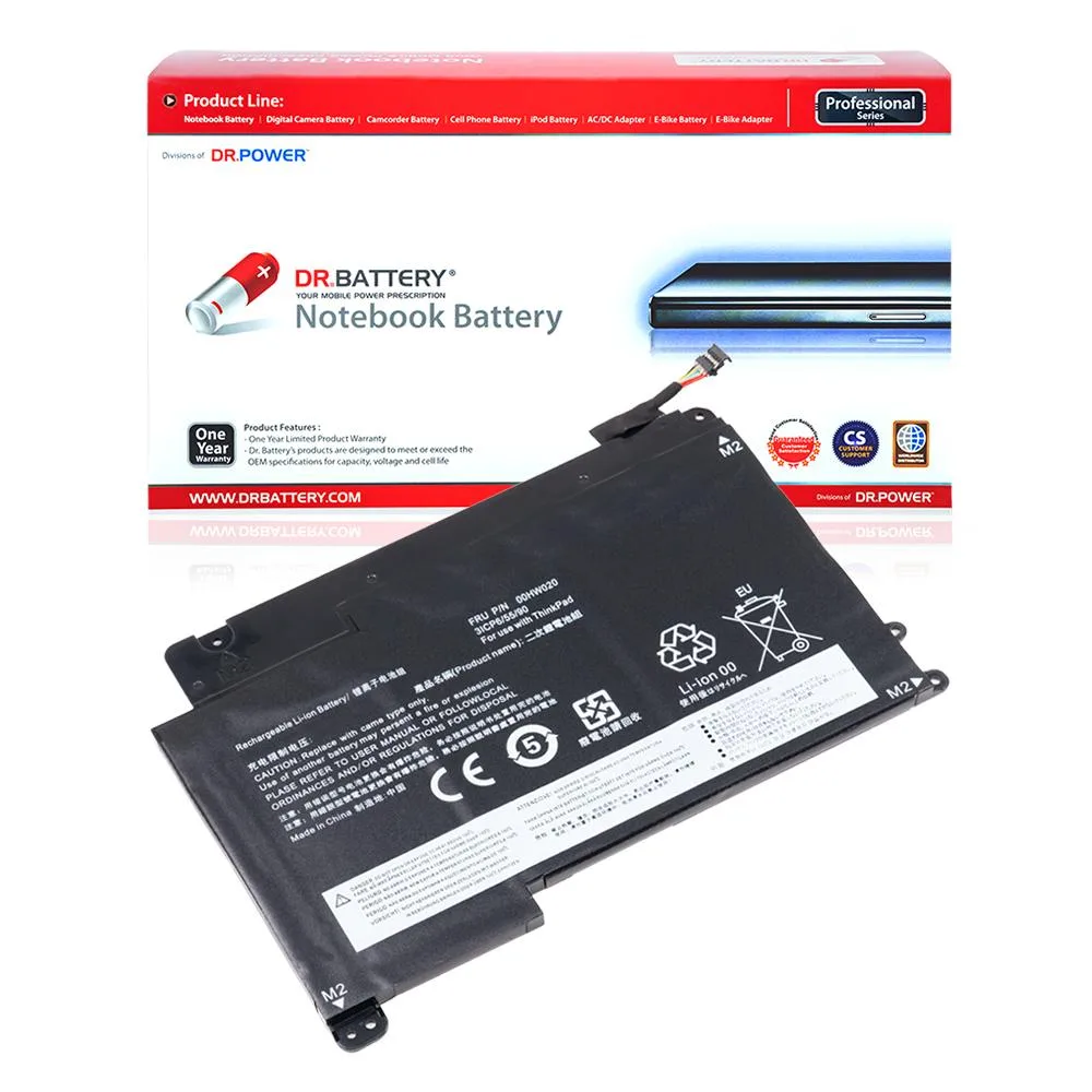 Dr. Battery Dr. Battery 3600 mAh 11.4V Li-polymer laptop battery for Lenovo ThinkPad Yoga 460 P40 Yoga — product photo