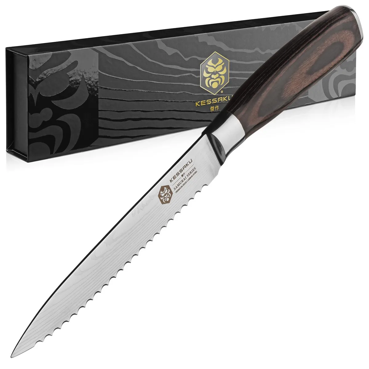 Kessaku Kessaku KES23052 5.5-Inch Serrated Utility Knife — product photo