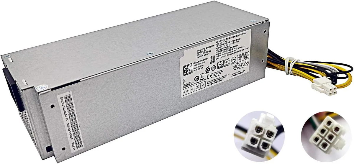 NShi NShi 240W Power Supply for Dell Optiplex 3050 5050 7050 Mini Tower — product photo