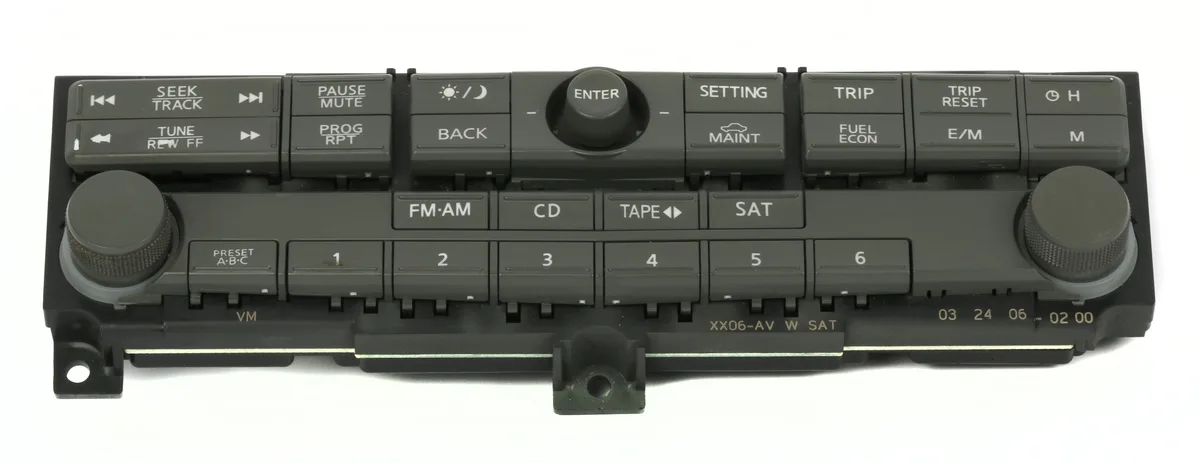 1 Factory Radio 1 Factory Radio 28395 ZK00B Control Panel 2006 Nissan Maxima — product photo