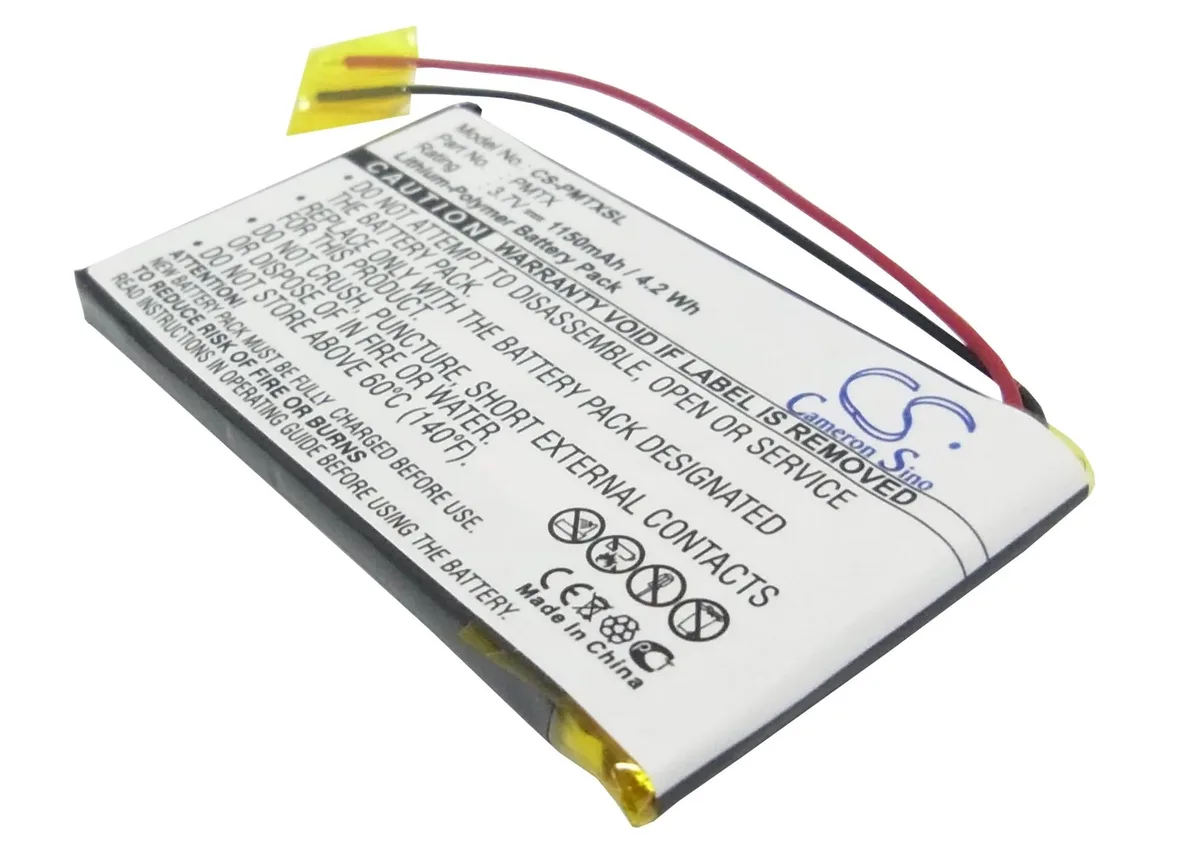 Rectangular replacement battery for Palm Tungsten TX PDA