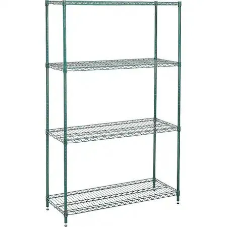 Nexel Nexel 183674GN archive supply, green epoxy, 36W x 18D x 74H — product photo