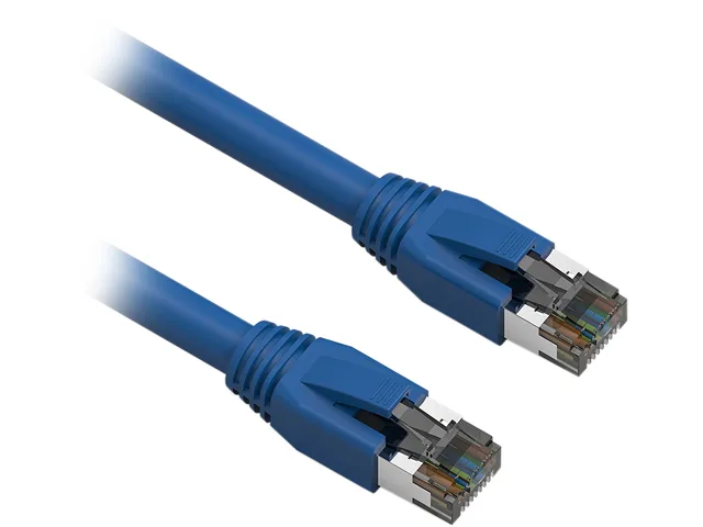 Nippon Labs Nippon Labs 60CAT8-10-24BU Cat8 network ethernet cable 10 ft 24 AWG 2000 MHz 40Gbps blue — product photo