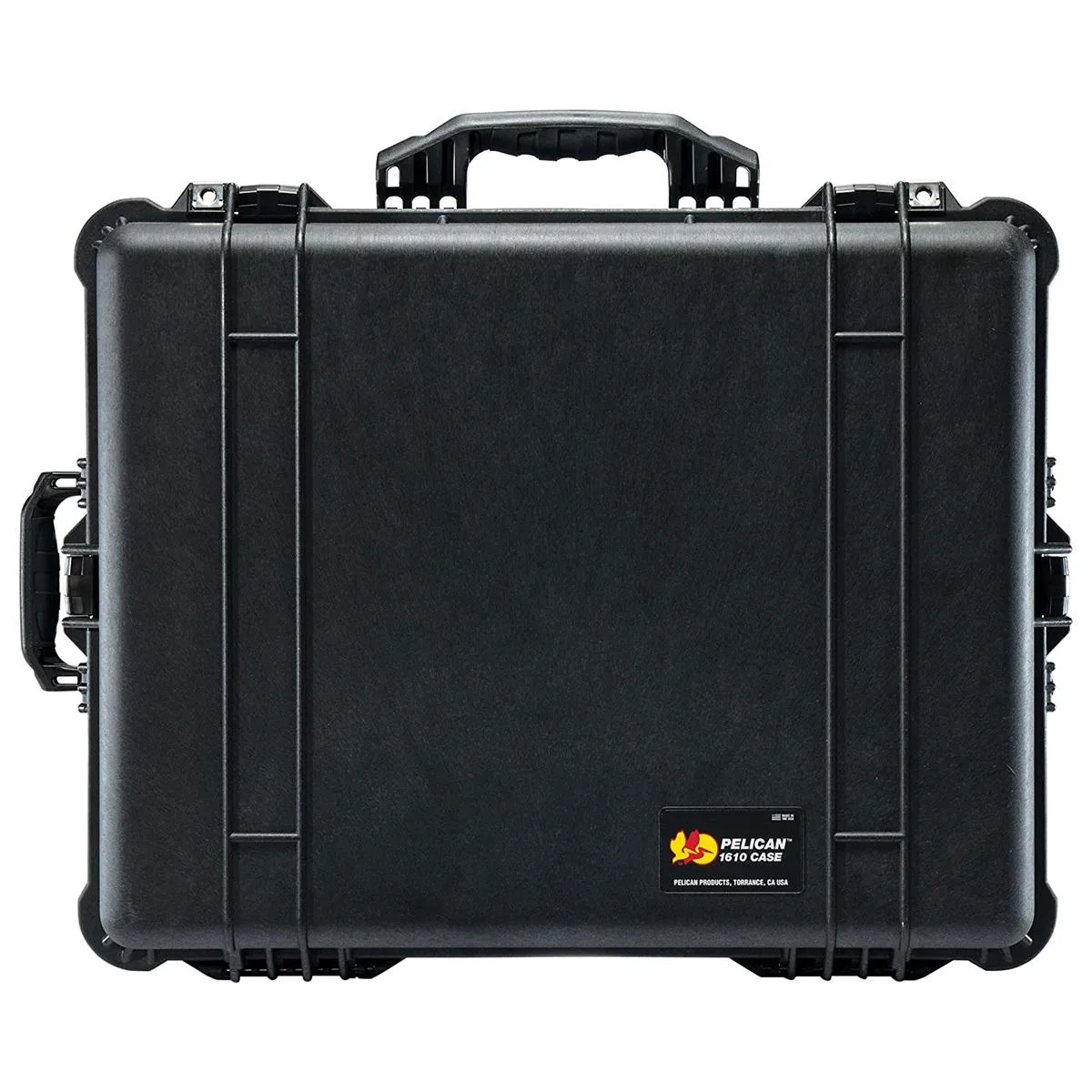 Pelican Products, Inc. Pelican Products 1610 Watertight Hard Case with Dividers &amp; Wheels Charcoal Black — product photo
