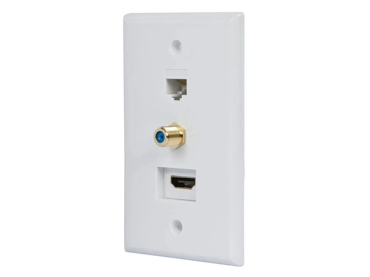 Monoprice Inc. Monoprice Inc. 112097 Recessed HDMI Wall Plate cover — product photo