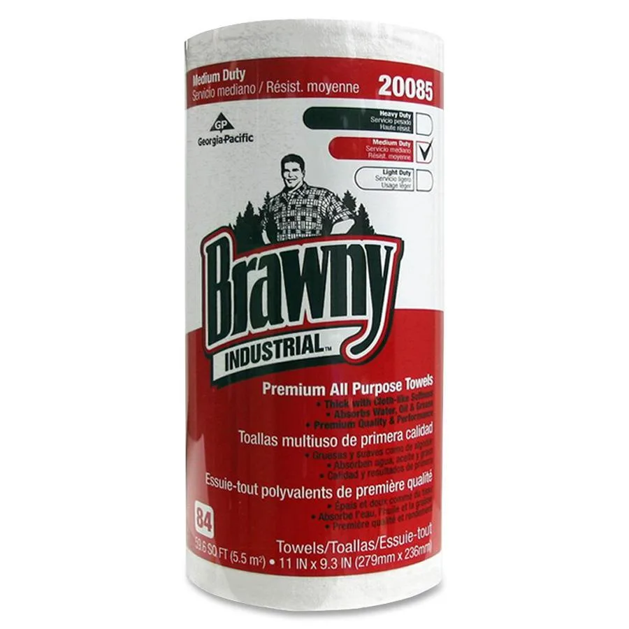 Georgia Pacific Georgia Pacific 20085 Brawny Professional D300 Cleaning Wipes 11" x 9.30" 84 Sheets 20/PK — product photo