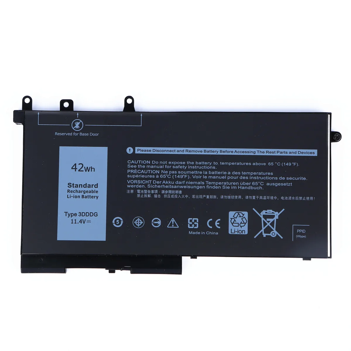 Damaite Damaite 42Wh 11.4V 4-cell laptop battery for Latitude E5280 E5480 — product photo