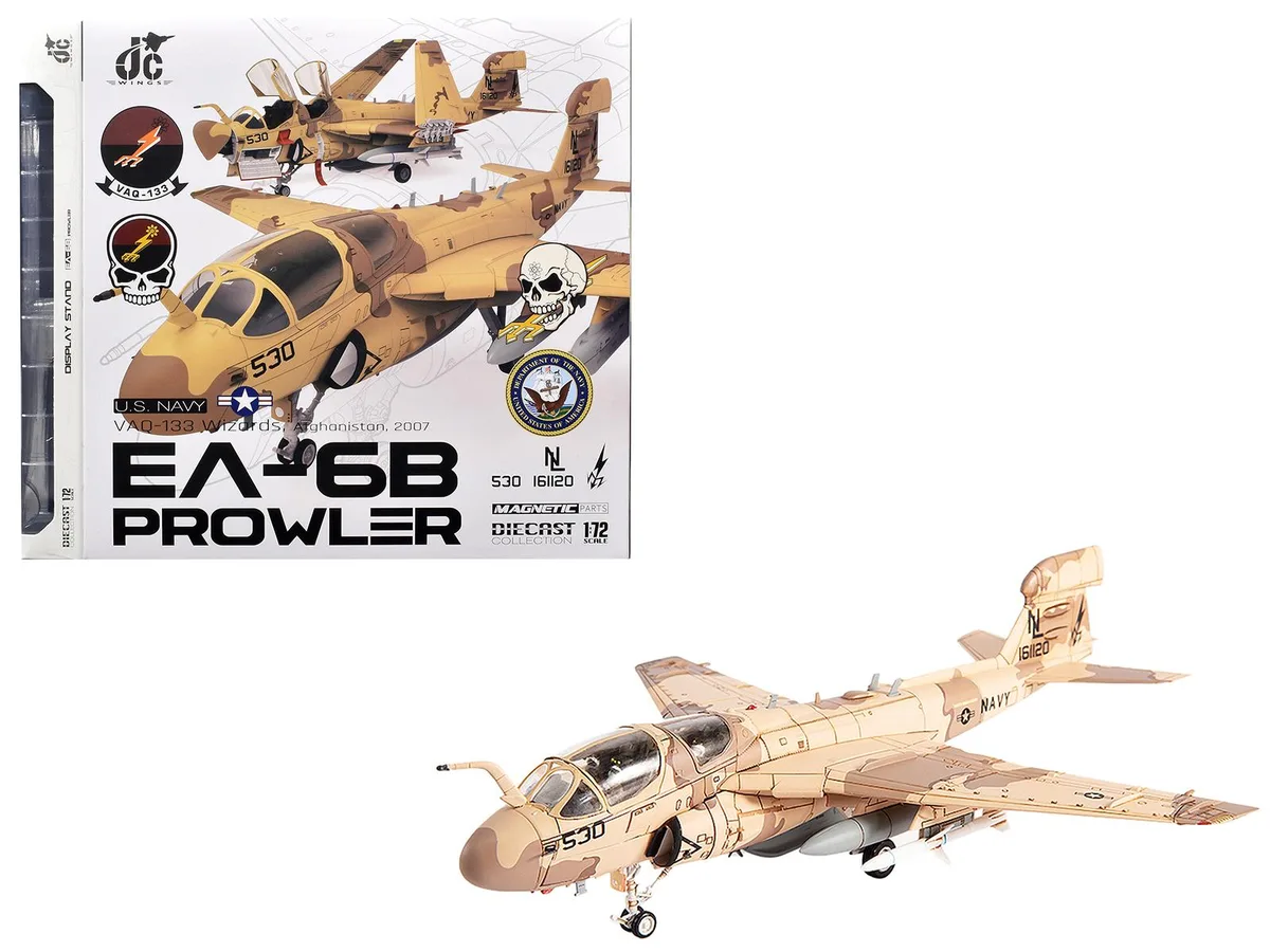 JC Wings JC Wings Grumman EA-6B Prowler VAQ-133 Wizards 1/72 Diecast — product photo