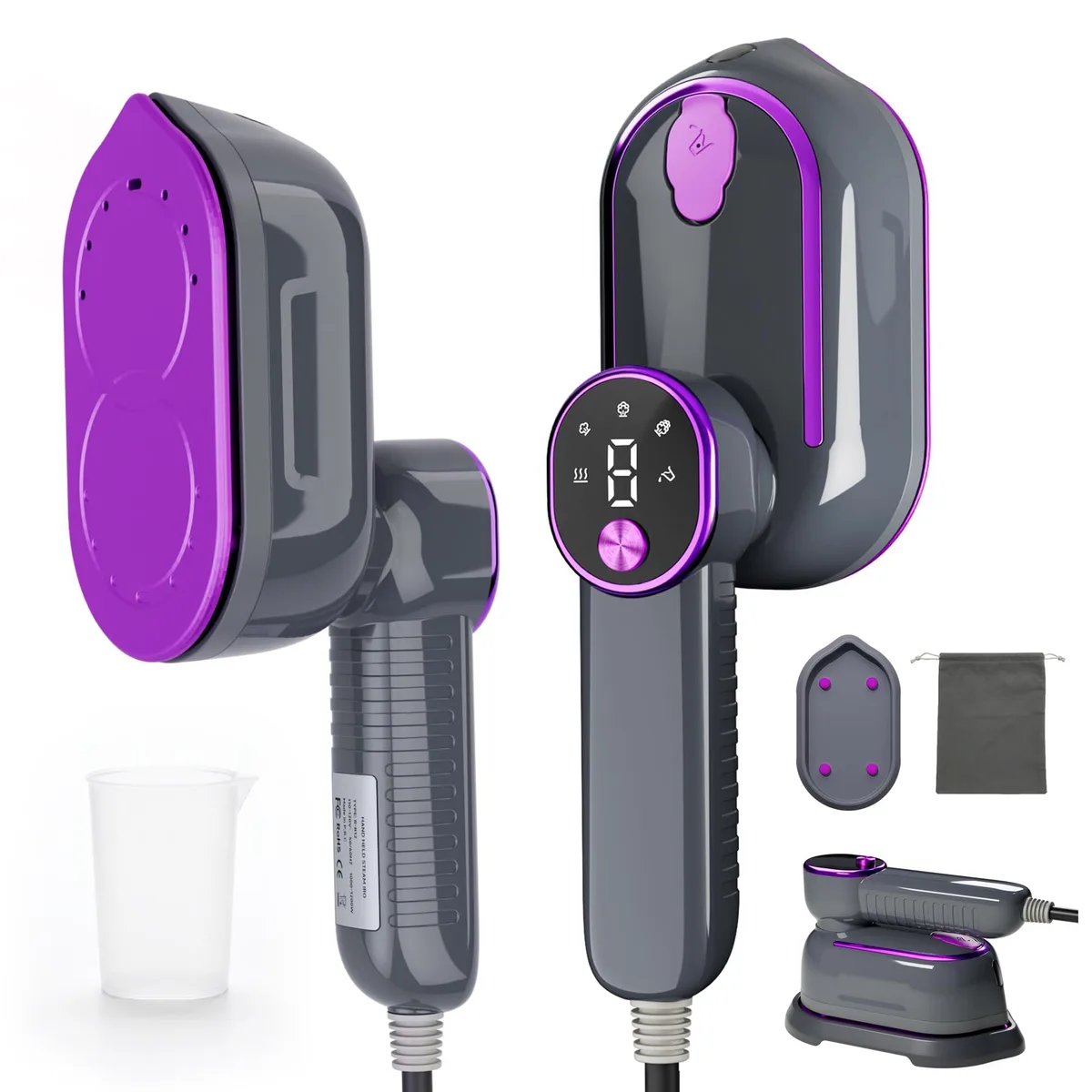 DNBeffulgent DNBeffulgent R-812 Steamer 1200W 150ml Purple — product photo