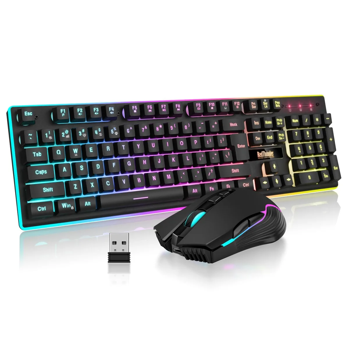  Philips GAME-YX-910 K10 Wireless Gaming Keyboard and Mouse Combo (Black) — product photo