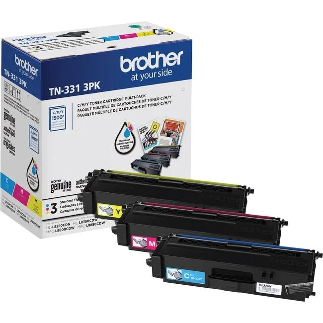 Brother Brother TN3313PK toner cartridges (genuine brands) 3-pack — product photo