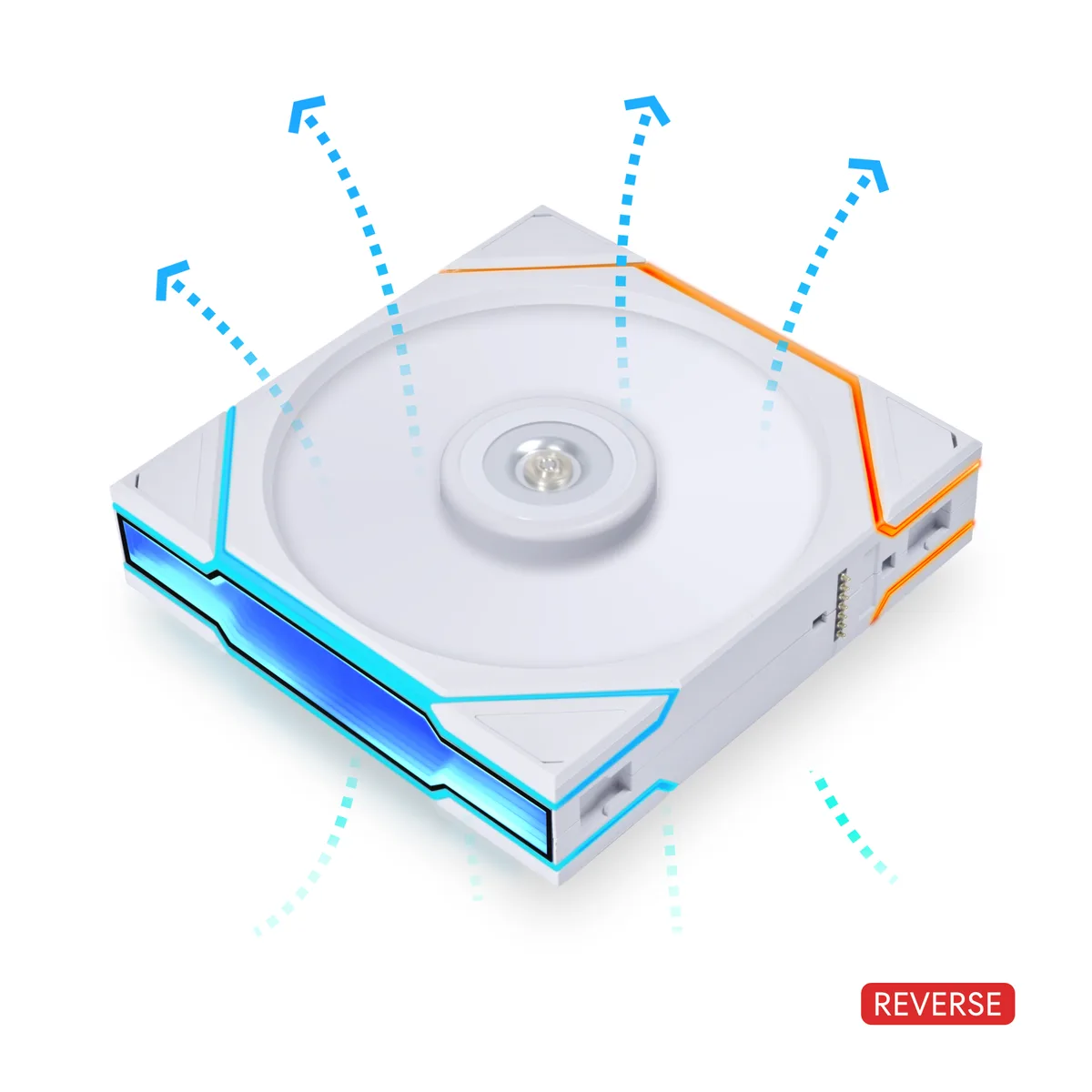 Lian Li Lian Li 12RTL1W 120mm 28mm white ARGB case fan — product photo
