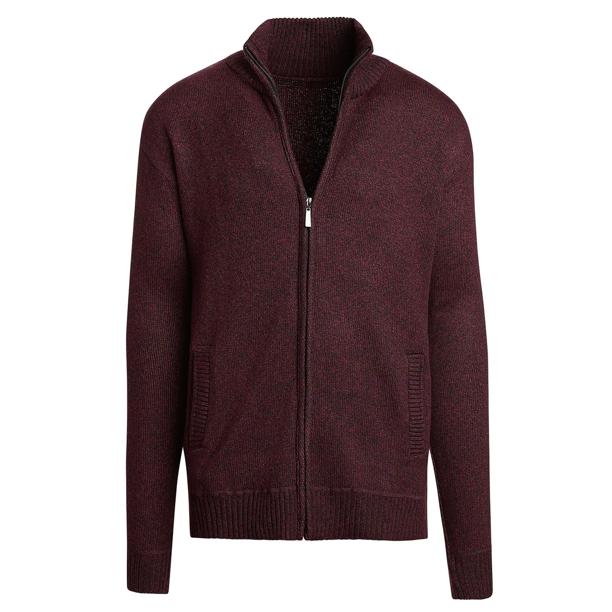 Altatac Altatac Men's Full-Zip Mock Neck Sweater Red L — product photo