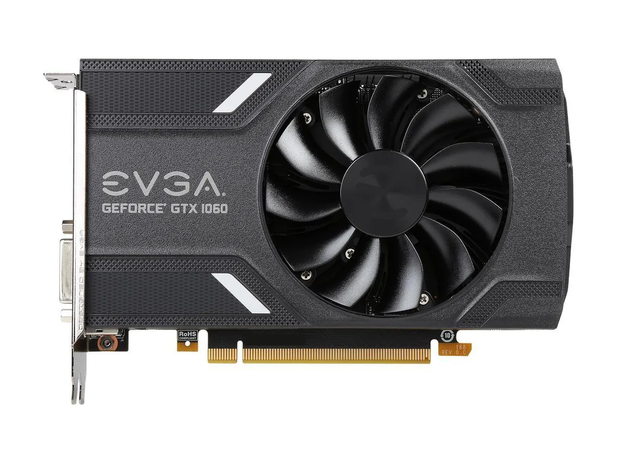 EVGA EVGA GeForce GTX 1060 6GB 06G-P4-6161-KR graphics card — product photo