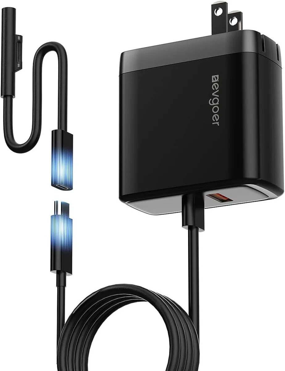FLEANE FLEANE 65W Surface Pro Charger USB-C 2-in-1 — product photo
