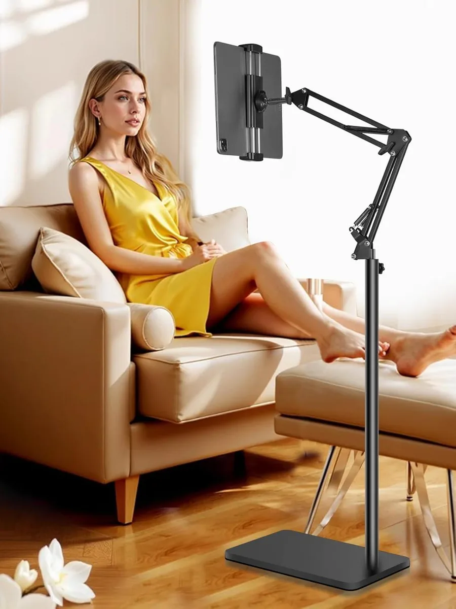 MCHOSE MCHOSE Tablet Floor Stand Double Heavy Duty Base 4.7-13 inch — product photo