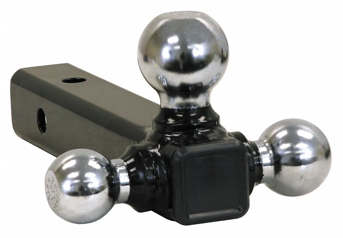 Buyers Products Company Buyers Products Company 1802207 Tri-Ball Hitch Tubular Shank With Chrome Balls — product photo