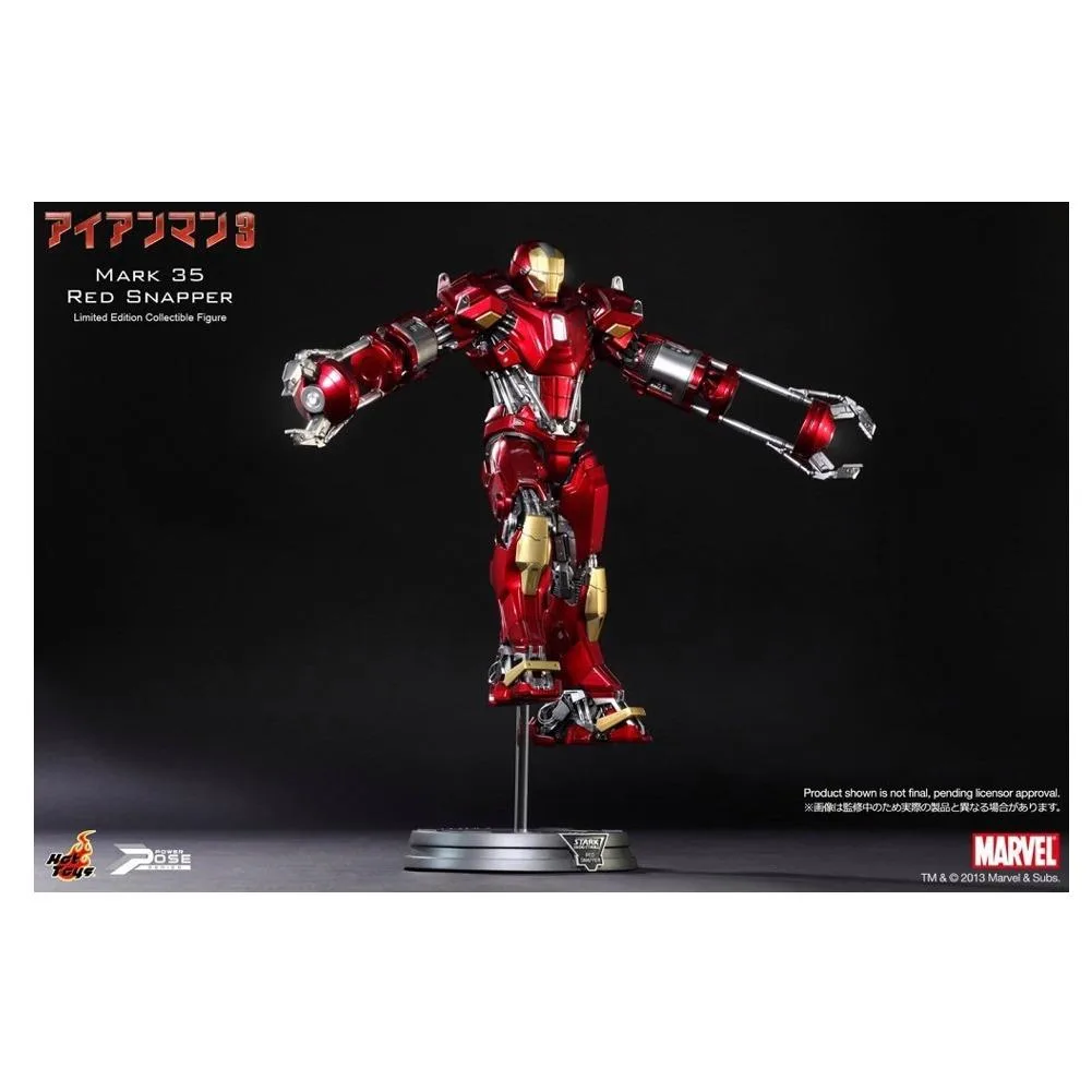 Hot Toys Hot Toys Iron Man 3 Power Pose Red Snapper Mark XXXV 1:6 action figure — product photo