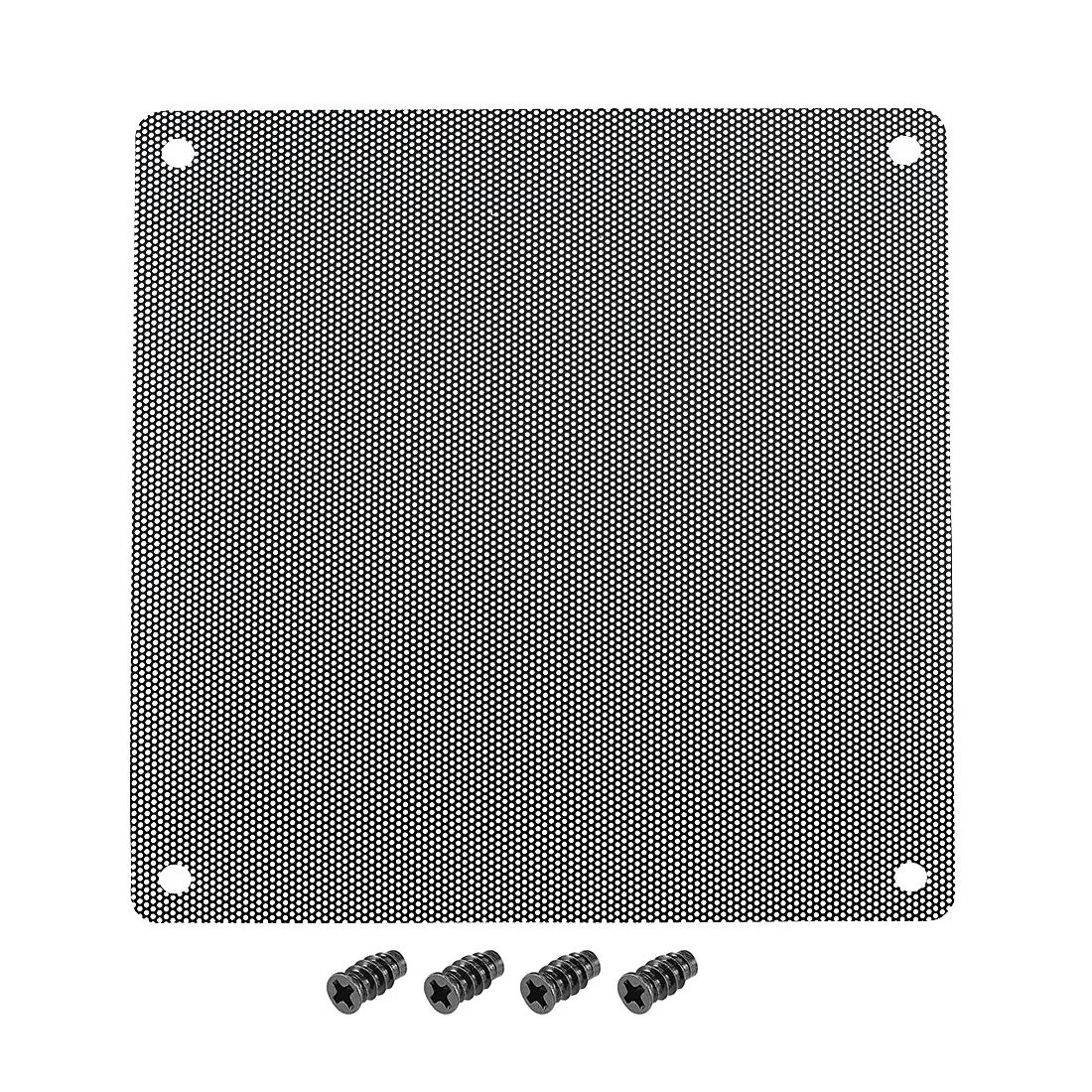 Unique-Bargains Unique-Bargains PC Fan Dust Filter 140mm 3 Pcs Black — product photo
