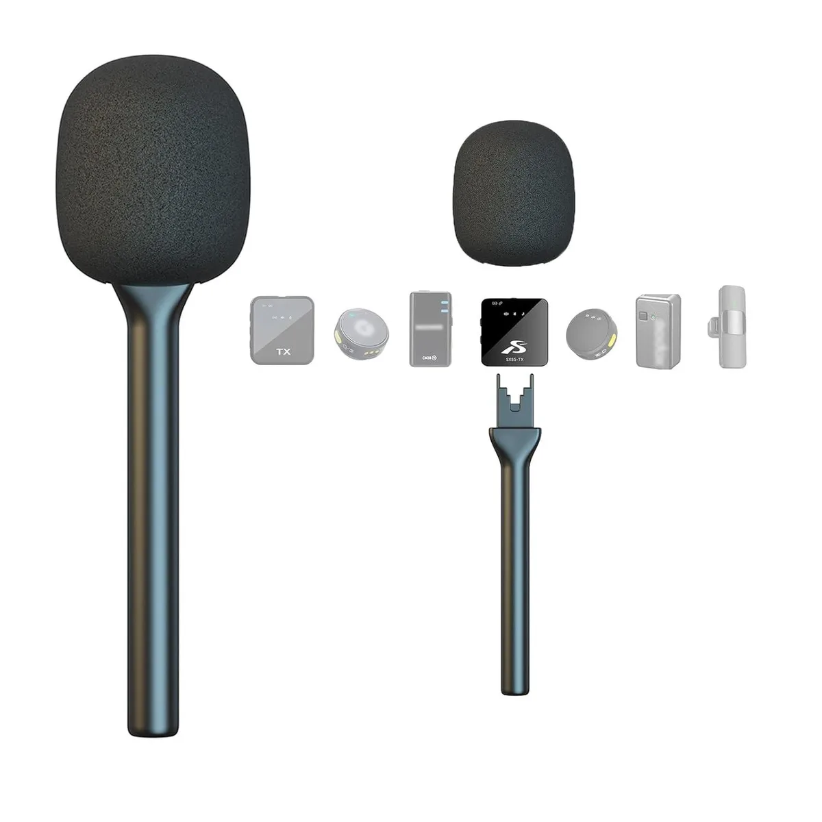 LORDWORLD LORDWORLD Handheld Mic Stand for DJI Mic &amp; Rode Wireless GO — product photo