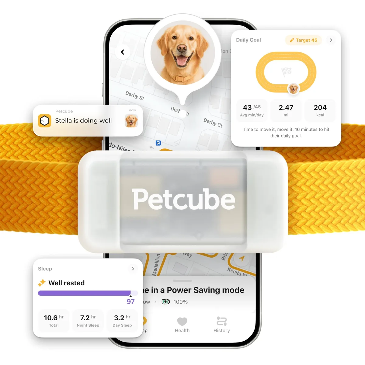  PAW GPS Dog Tracker 45 Day Battery — product photo
