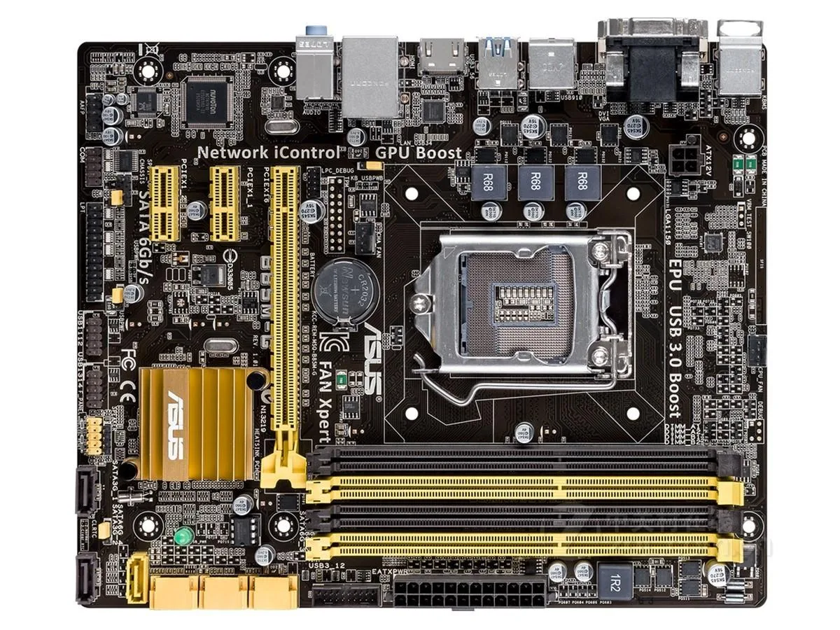 ASUS ASUS B85M-G LGA 1150 Intel B85 DDR3 32GB Micro ATX Intel motherboard — product photo
