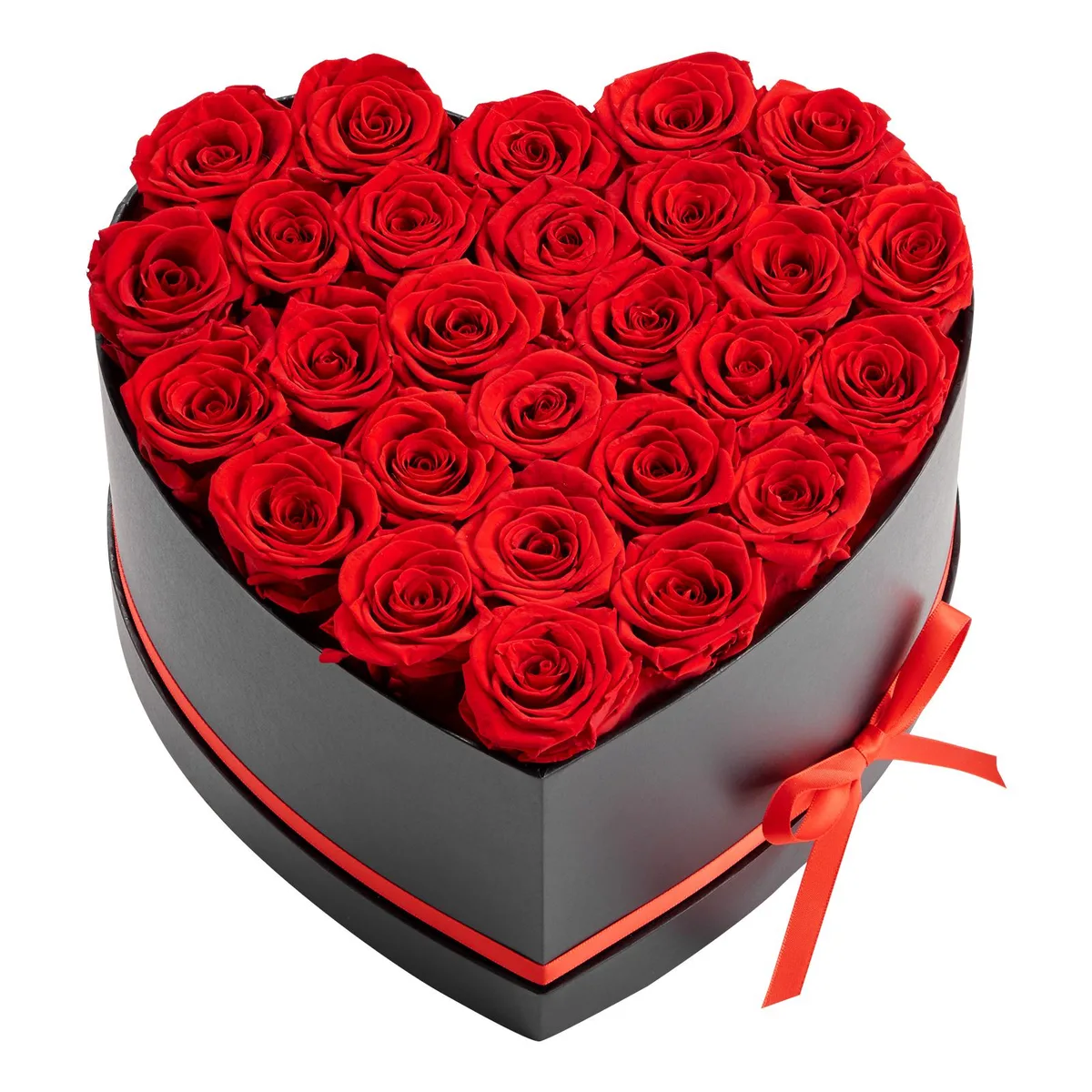 VEVOR VEVOR Forever Flowers 27 Preserved Roses Heart Box Red S29 — product photo