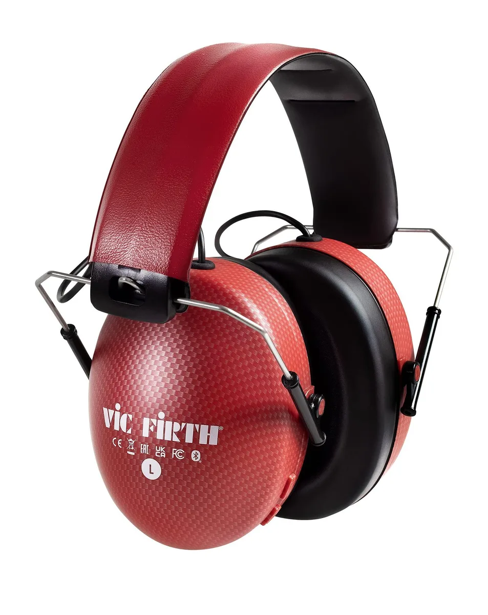 Vic Firth Vic Firth Bluetooth Isolation Headphones Red — product photo
