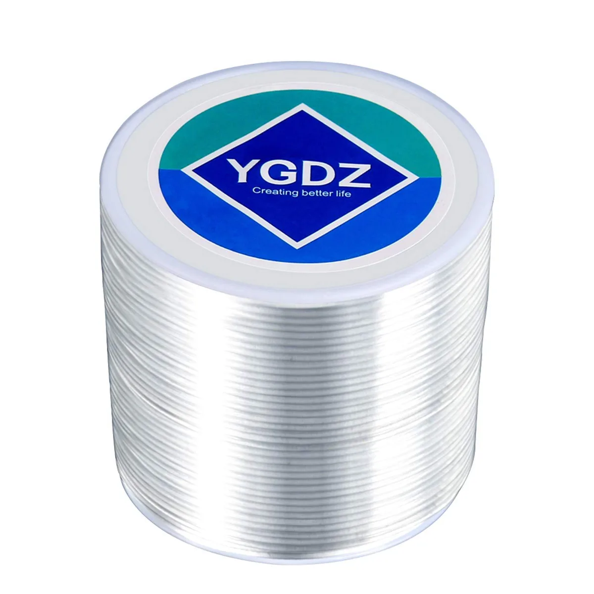  Evening Crystals 1.5mm Clear Elastic Beading Cord 50m — product photo
