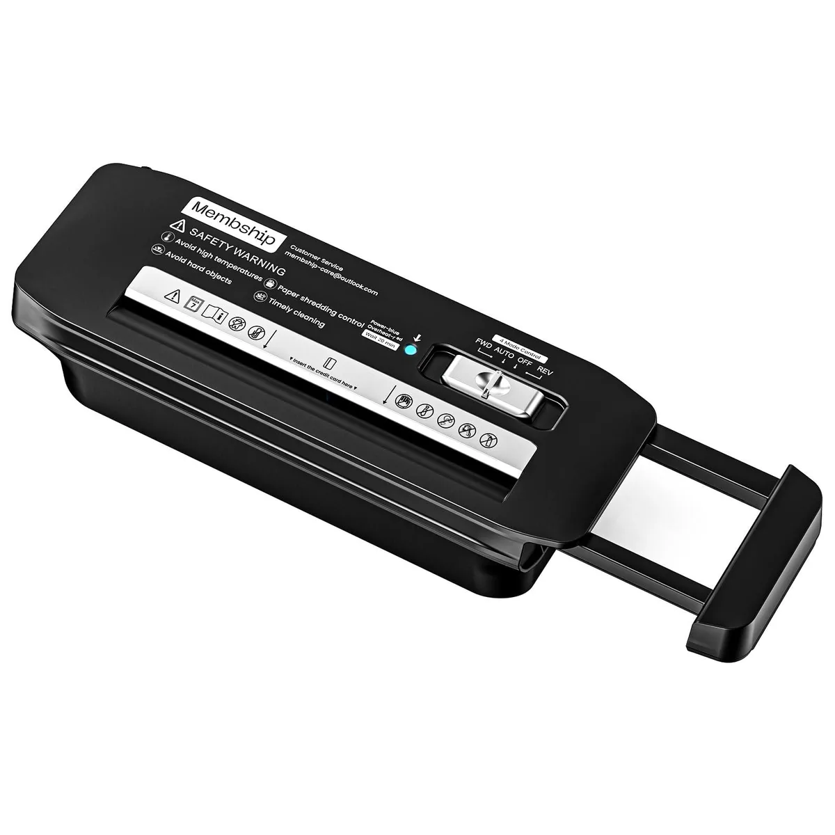  Membship RIV001 7-sheet strip-cut shredder office equipment — product photo