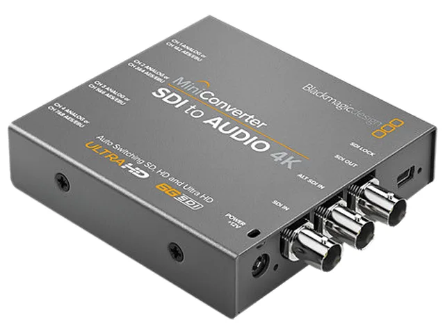 Blackmagic Design Pty. Ltd. Blackmagic Design Pty. Ltd. CONVMCSAUD4K SDI to Audio 4K media converter — product photo