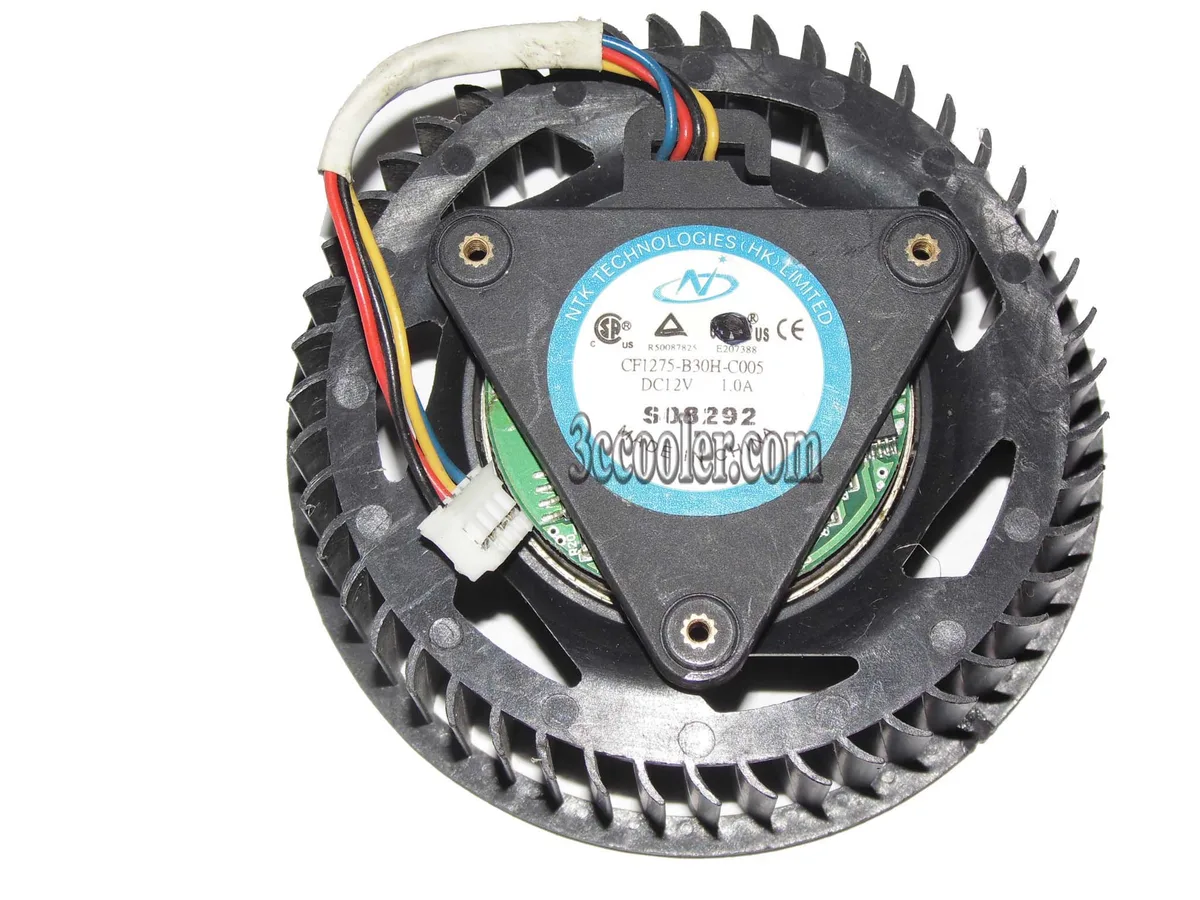 OEM Industries OEM Industries CF1275-B30H-C005 12V 1.0A 4 Pin Fan — product photo