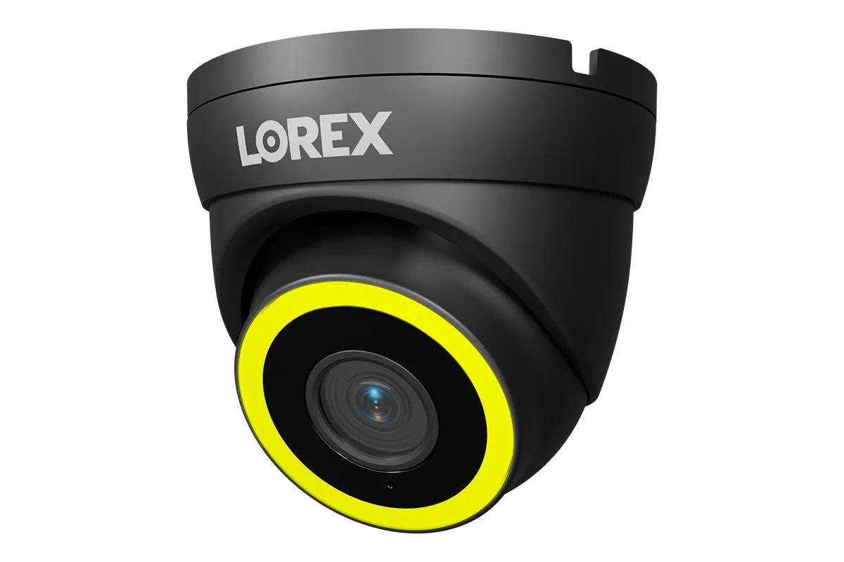 Lorex Lorex Connect V5 4K PoE Turret Surveillance Security System White/Black — product photo