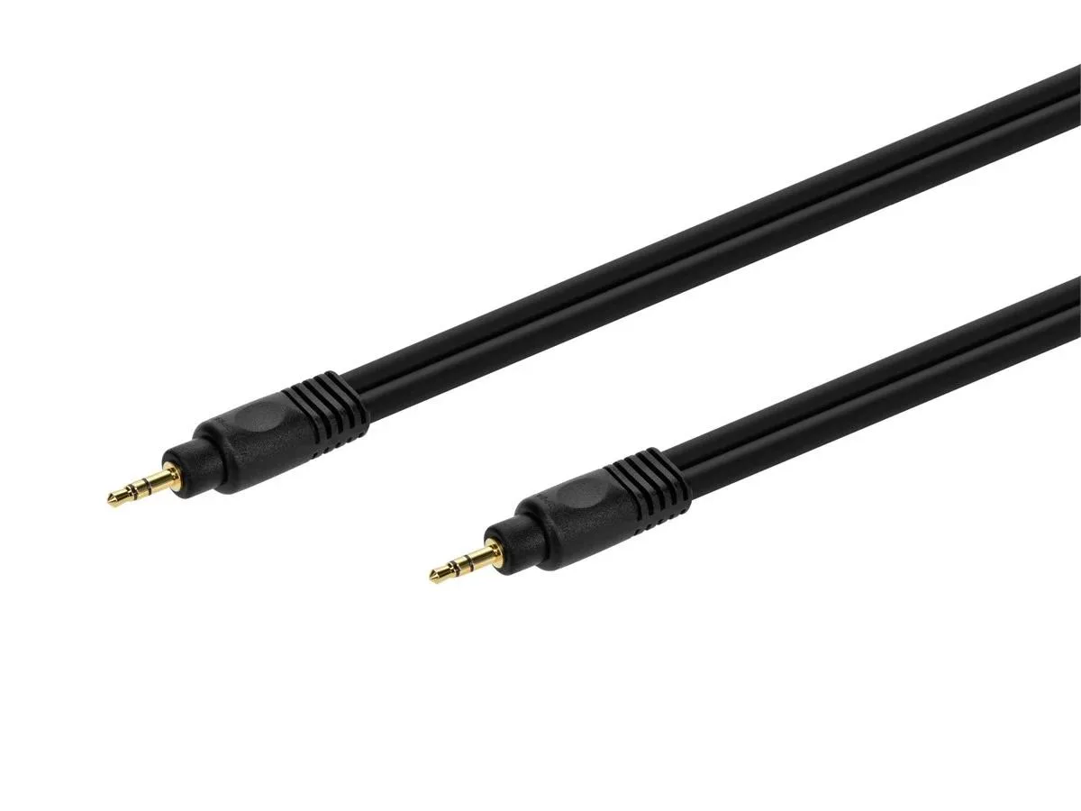 Monoprice Inc. Monoprice Inc. 50ft 3.5mm Stereo Male to Male 22AWG Cable Gold Plated Black — product photo