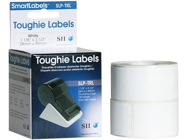 Seiko Instruments Seiko Instruments SLP-TRL Toughie Direct Thermal Labels 1.10" x 38.00 ft — product photo