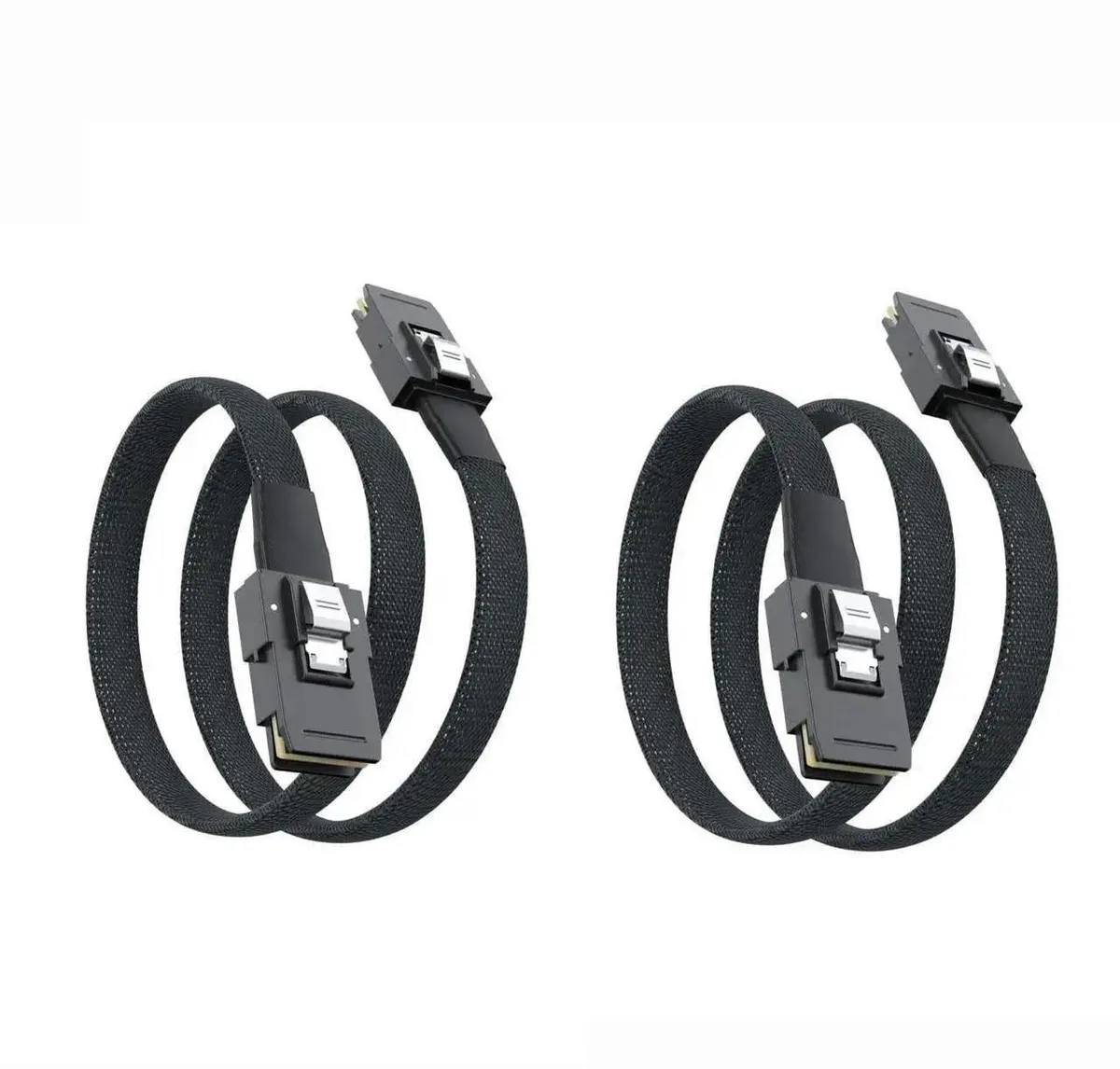 SMUGDESK SMUGDESK 2 Pack Mini SAS HD Cable SFF-8087 Male to Male 0.5m — product photo