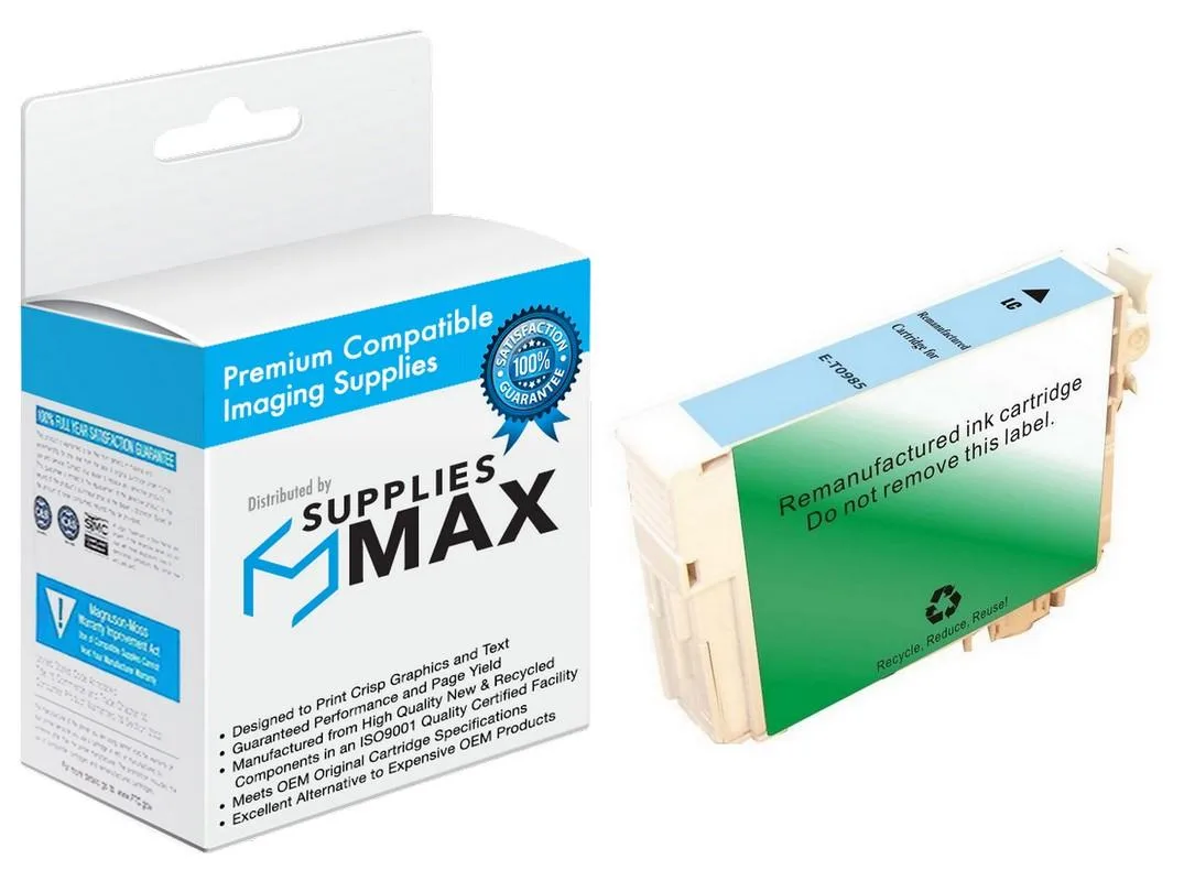 SuppliesMax SuppliesMax Light Cyan Inkjet Cartridge T098520 (No. 98) — product photo