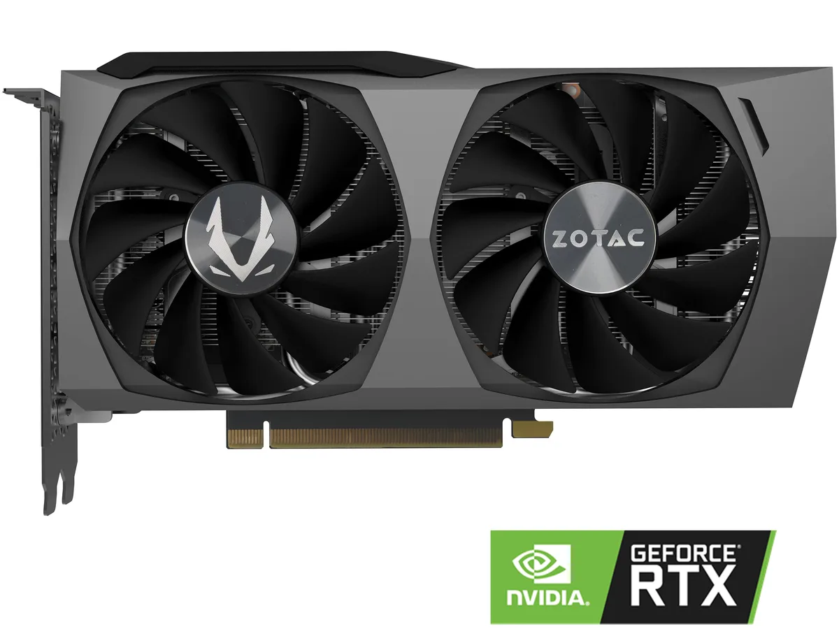 ZOTAC ZOTAC GeForce RTX 3060 Ti Twin Edge 8GB GDDR6 graphics card ZT-A30610E-10M — product photo