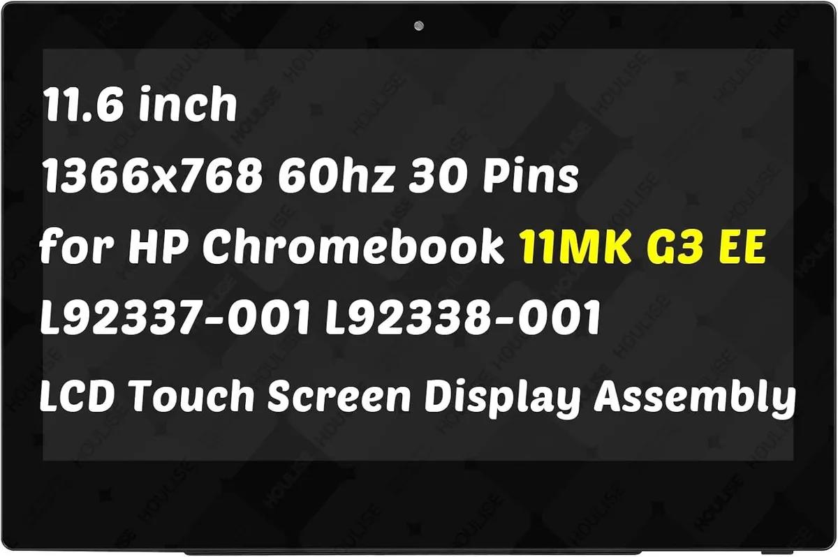 NUOLAISUN NUOLAISUN 11.6" 1366x768 30 Pins 60Hz LCD Touch Screen Digitizer Assembly — product photo