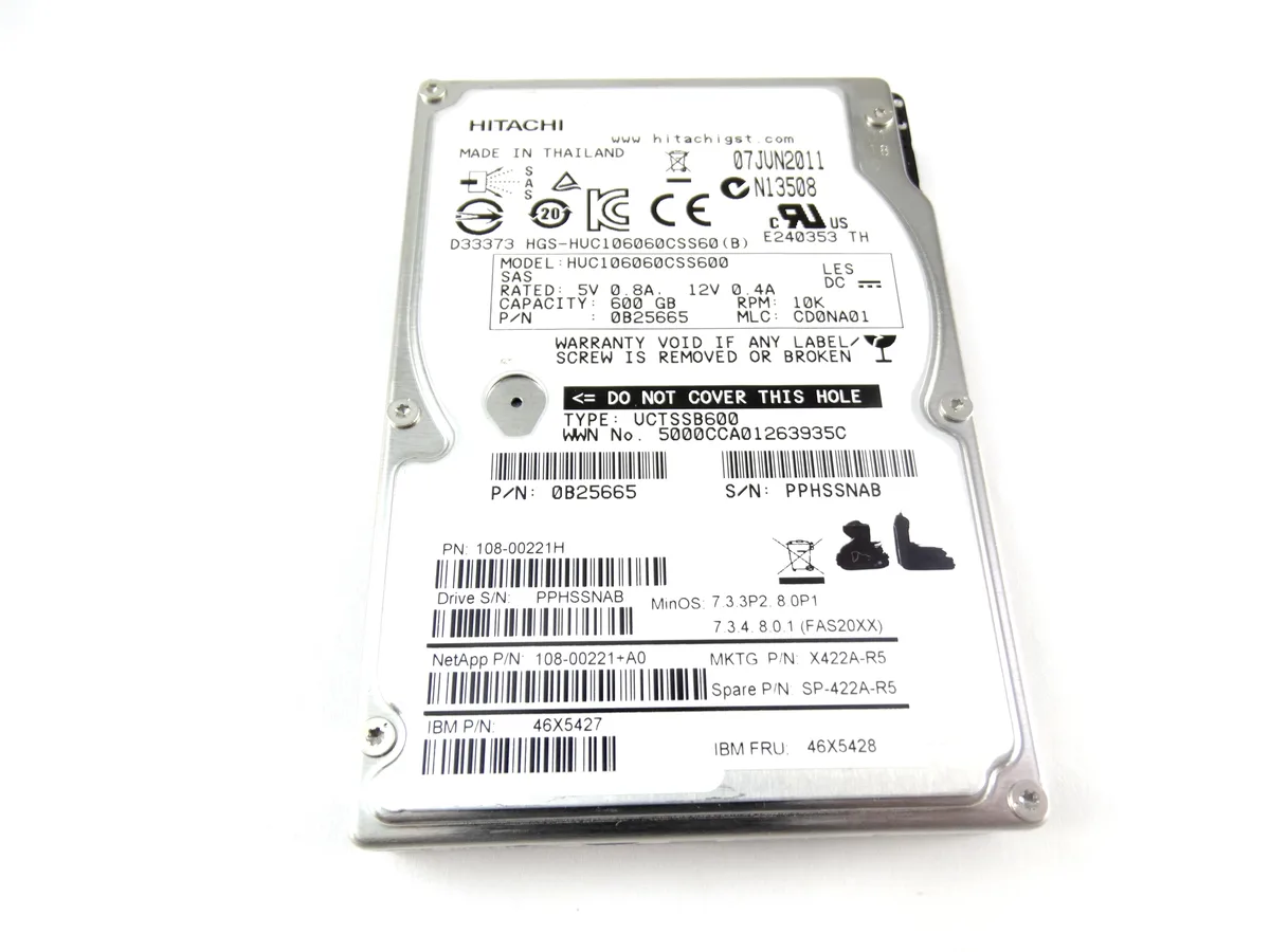 IBM IBM 600GB 10000 RPM SAS 2.5" internal hard drive — product photo