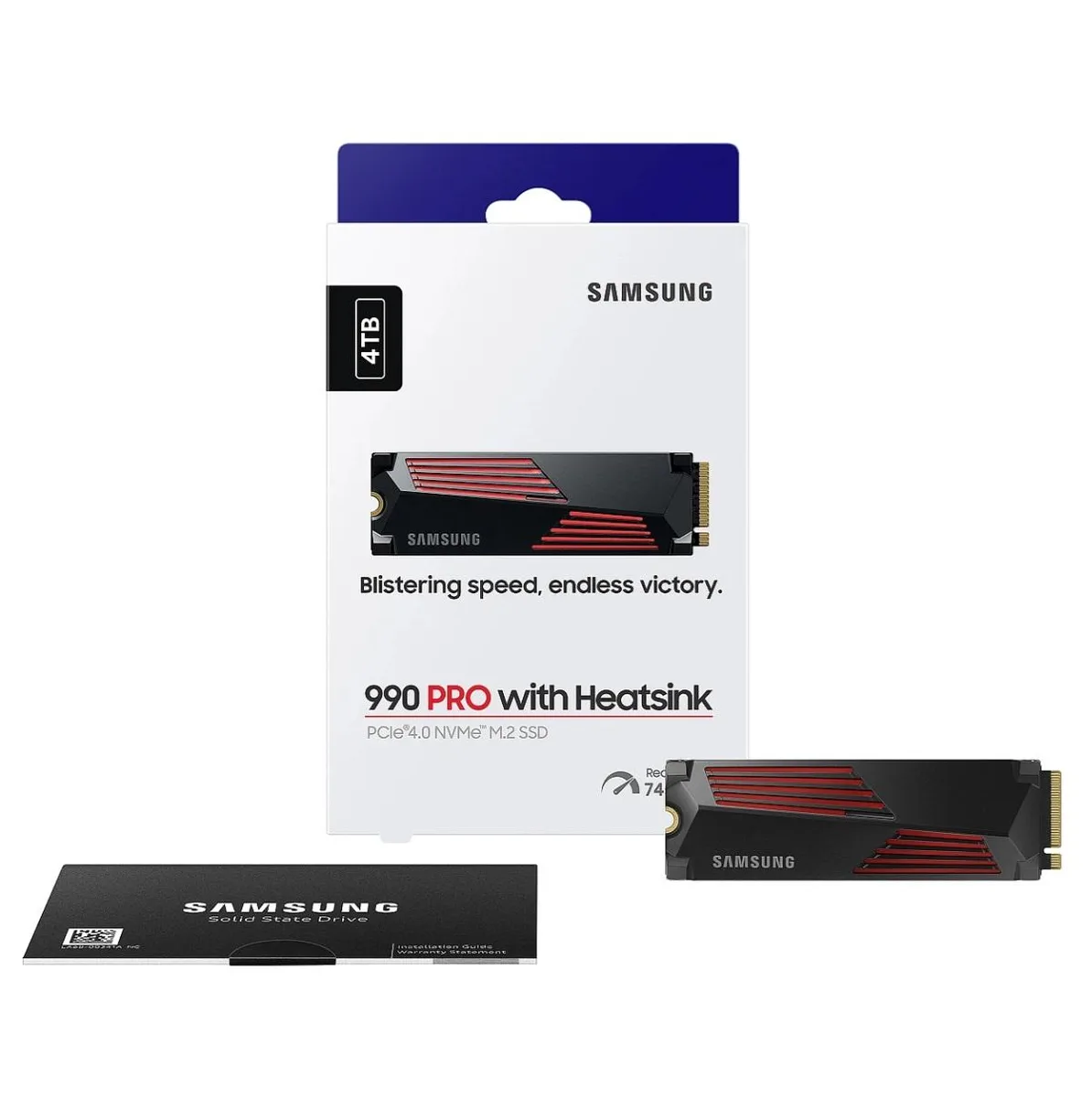 SAMSUNG SAMSUNG 990 PRO w/ Heatsink Gaming Package 4TB internal SSD — product photo