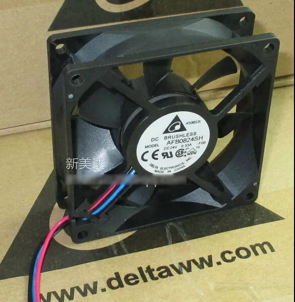 OEM Industries OEM Industries AFB0824SH 80mm 24V .33A 4000rpm 46.62CFM 40dbA 3-Wire CPU Cooler — product photo