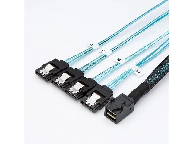 Manw Manw Mini SAS SFF-8643 to 4x SATA Cable 0.5M — product photo