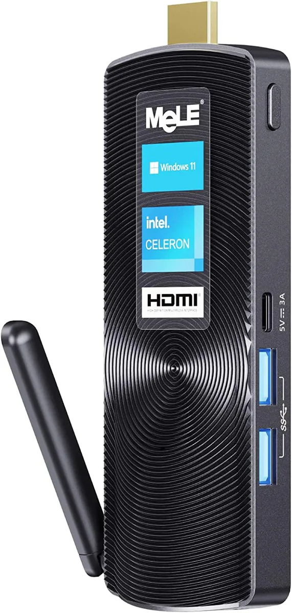BFKK BFKK Fanless Mini PC Stick Celeron N4000 4GB 128GB Windows 11 Pro — product photo