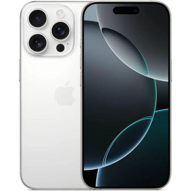 Apple Apple iPhone 16 Pro 128GB White Titanium T-Mobile Locked Prepaid — product photo