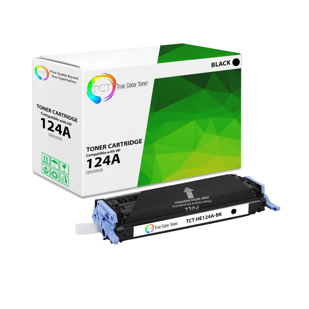 True Color Toner True Color Toner TCT-HE124A-Q6000A Black toner cartridge 2500 pages — product photo