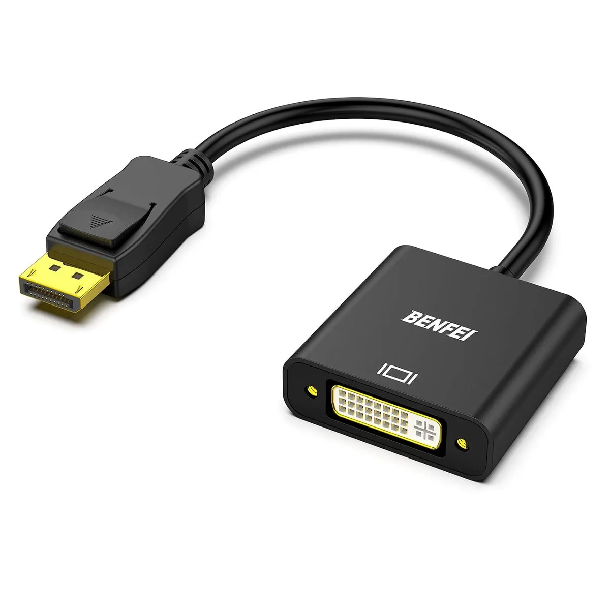 Brainwavz Brainwavz DisplayPort to DVI Adapter Male to Female 1920x1080@60Hz Gold-Plated — product photo